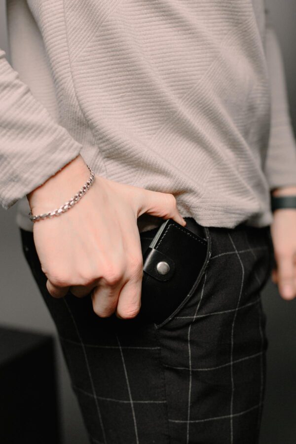 Кошелк мужской Skill черный