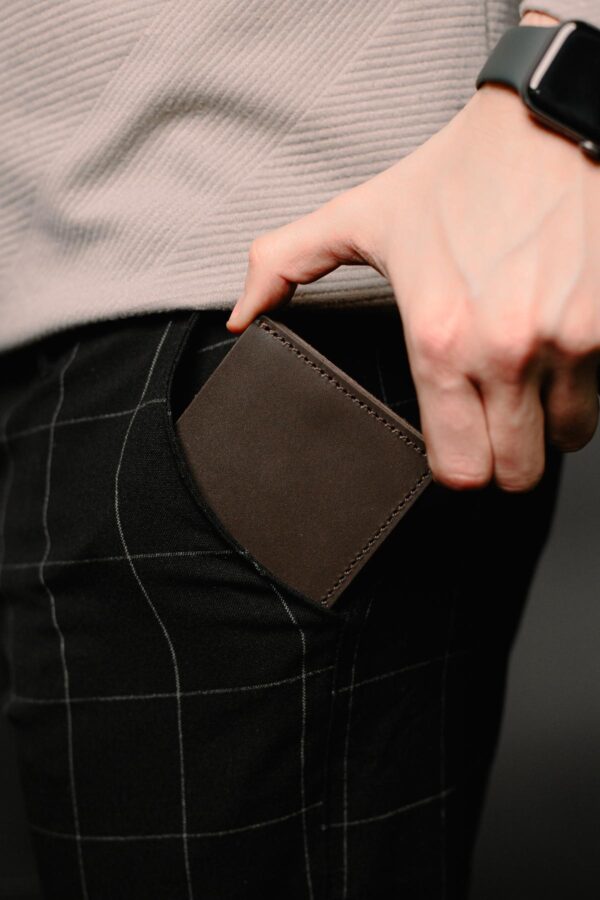 Кошелек бифолд мужской Skill коричневый