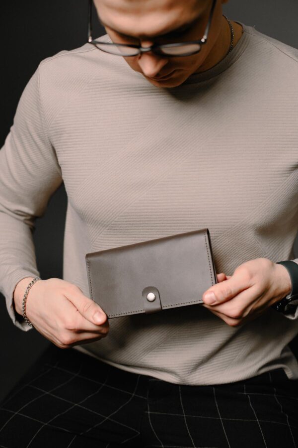 Портмоне мужское Skill коричневое