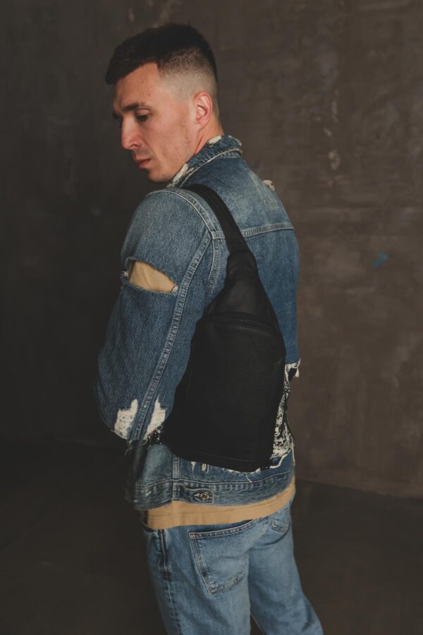 Сумка слінг чоловіча Skill Slow чорна