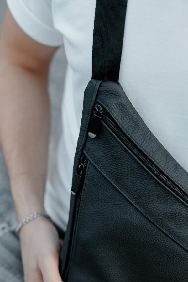 Сумка слінг чоловіча Skill чорна