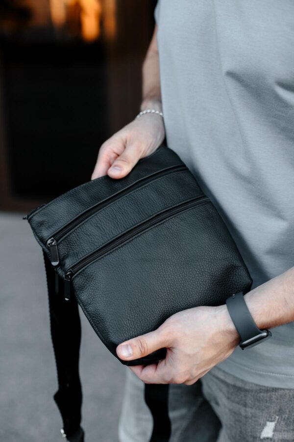 Сумка мессенджер мужская Skill черная