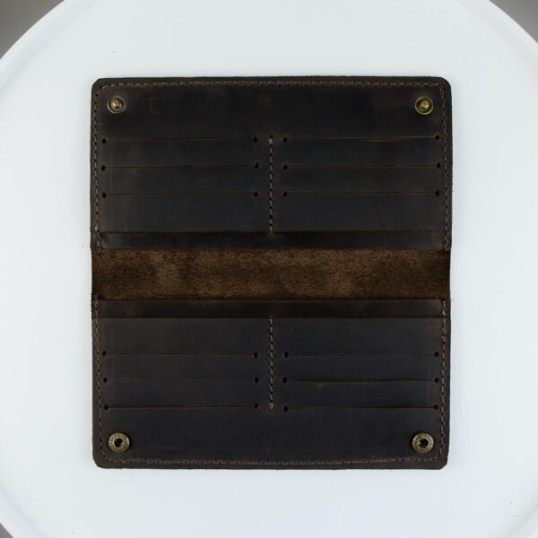 Портмоне мужское Skill Crazy Horse коричневое