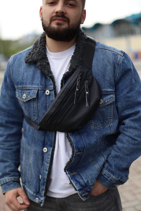 Бананка чоловіча Skill Two Line чорна