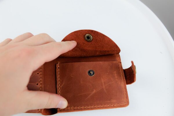 Кошелек мужской Skill Crazy Horse коричневый