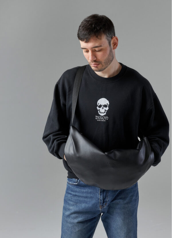 Сумка-бананка мужская Sambag Hobo Bag-Glove черная