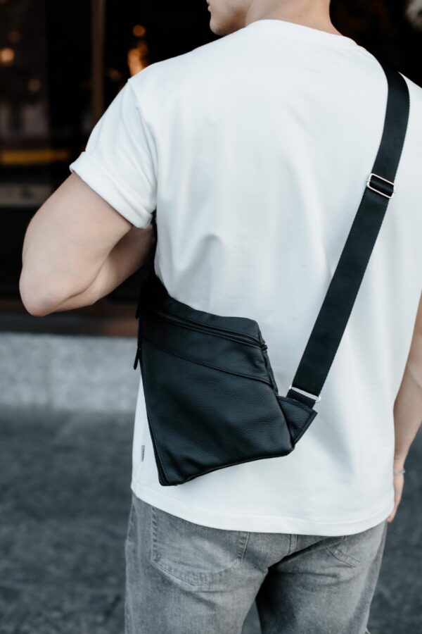 Сумка слінг чоловіча Skill чорна