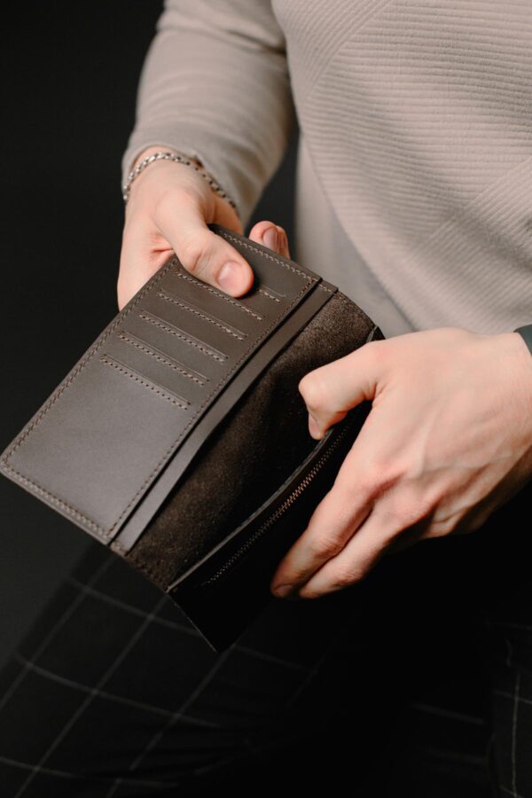 Портмоне мужское Skill коричневое