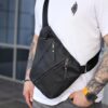 Сумка слинг мужская Skill черная