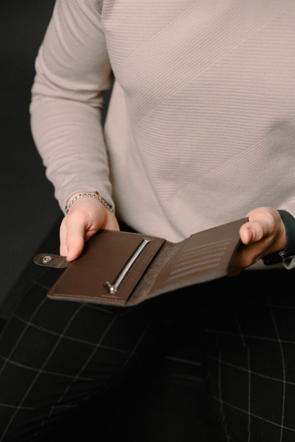 Портмоне мужское Skill коричневое