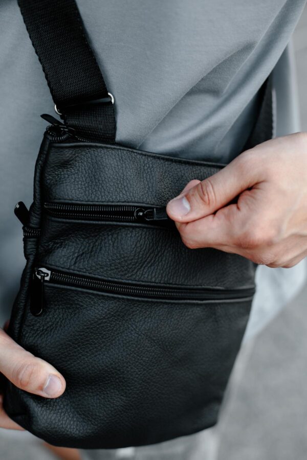 Сумка мессенджер мужская Skill черная