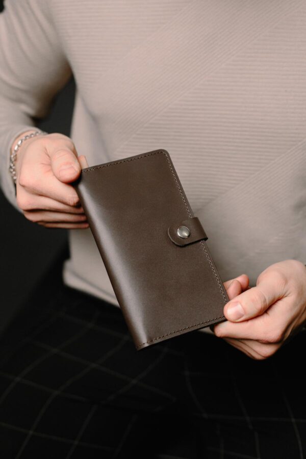 Портмоне мужское Skill коричневое