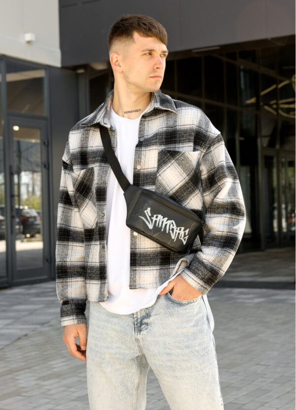 Бананка мужская Sambag Tirso Msh с принтом черная