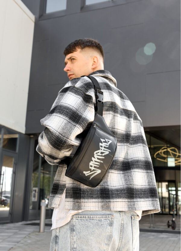 Бананка мужская Sambag Tirso Msh с принтом черная