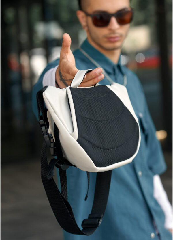 Сумка-бананка чоловіча Sambag Dynamicdart сіра