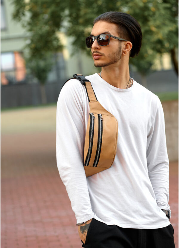 Бананка мужская Sambag Tirso Bts бежевая