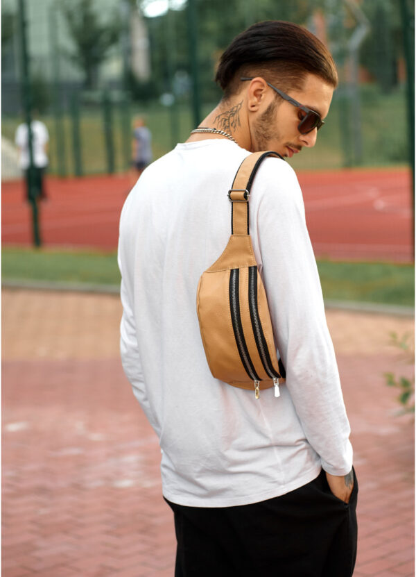 Бананка мужская Sambag Tirso Bts бежевая