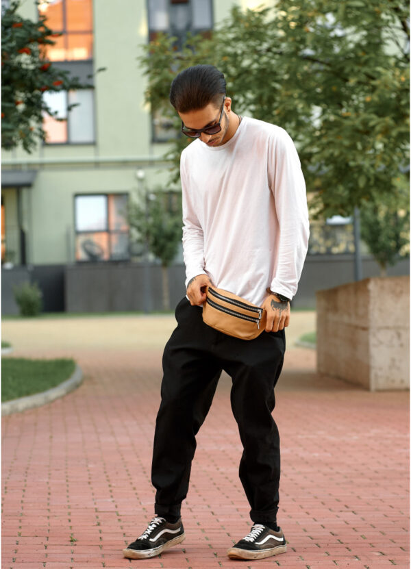 Бананка мужская Sambag Tirso Bts бежевая