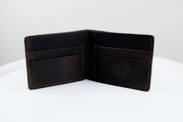 Кошелек бифолд мужской Skill Crazy Horse коричневый