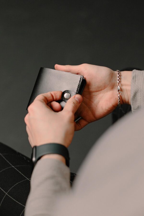 Кошелк мужской Skill черный