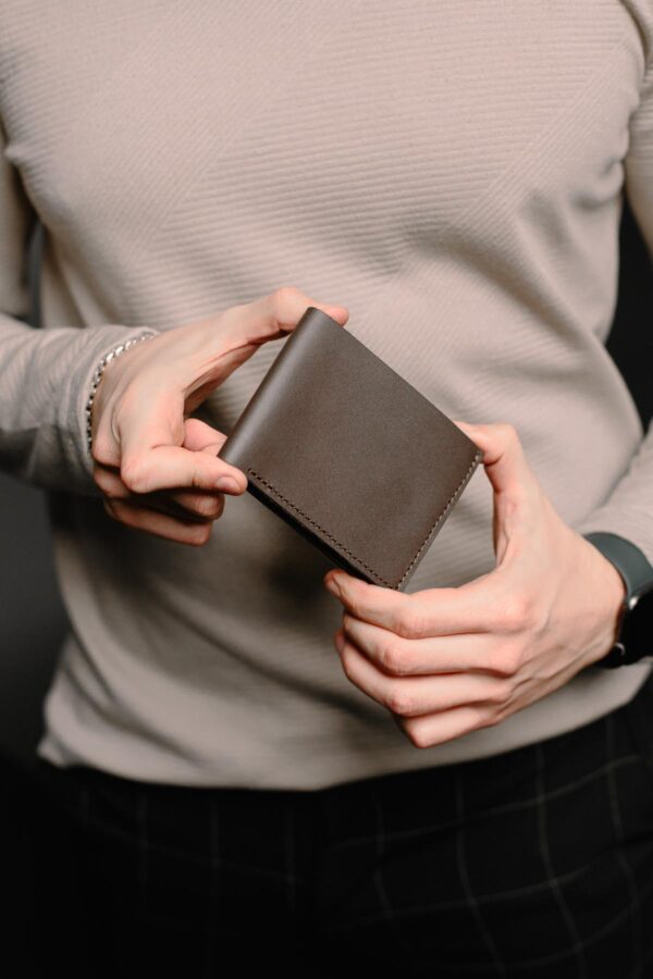 Кошелек бифолд мужской Skill коричневый