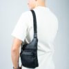 Сумка слінг чоловіча Skill чорна