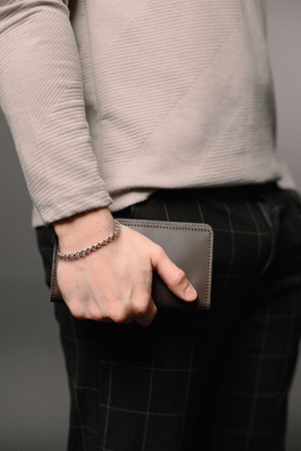 Портмоне мужское Skill коричневое