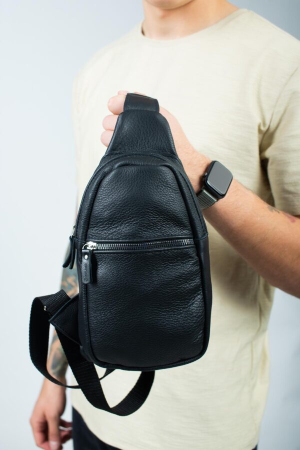 Сумка слинг мужская Skill черная