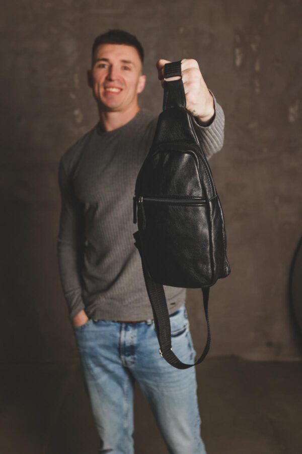 Сумка слінг чоловіча Skill чорна