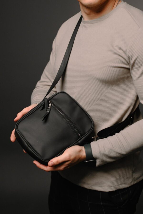 Сумка месенджер чоловіча Skill Light чорна