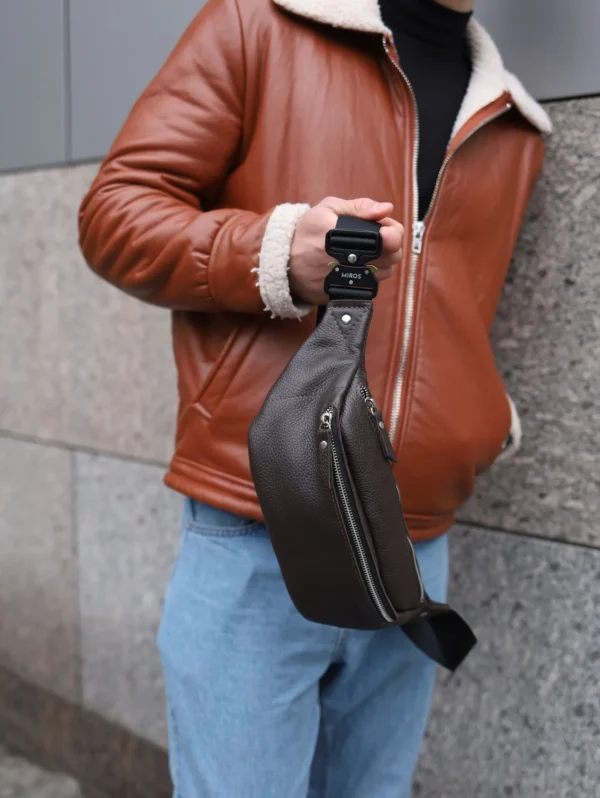 Бананка мужская Miros Brooklyn флотар коричневая