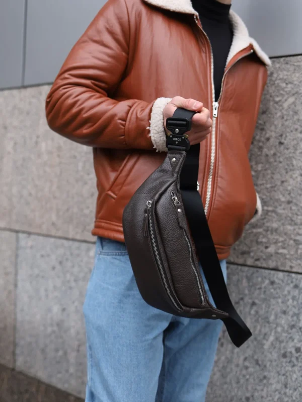 Бананка мужская Miros Brooklyn флотар коричневая