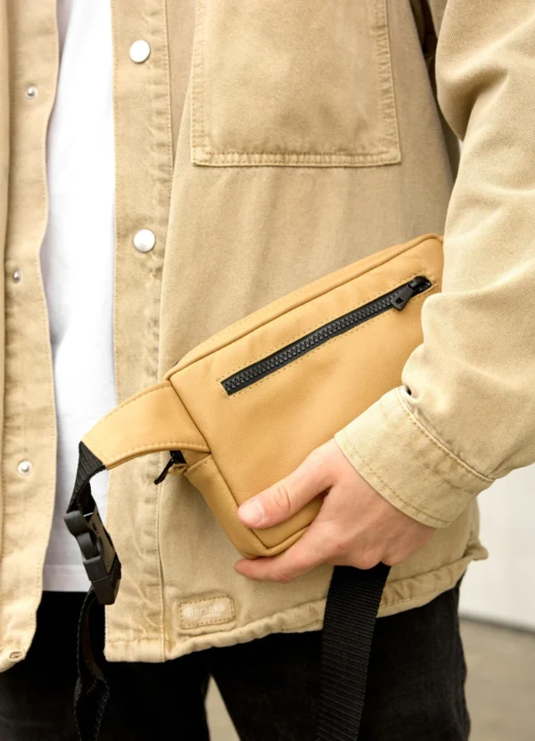 Бананка мужская Sambag Harvi бежевая