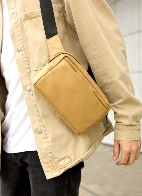 Бананка мужская Sambag Harvi бежевая