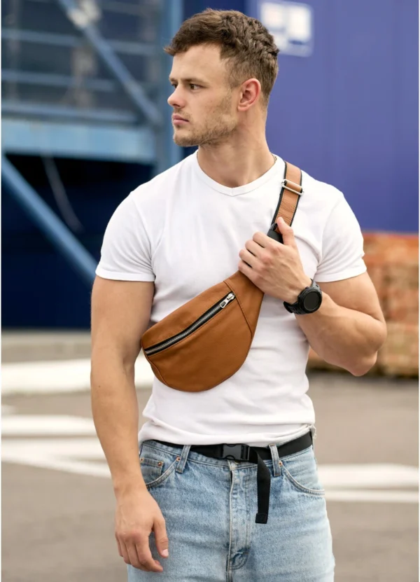 Бананка мужская Sambag Soho Bss коричневая