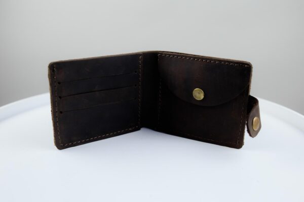 Кошелек мужской Skill Crazy Horse тиснение крокодил коричневый