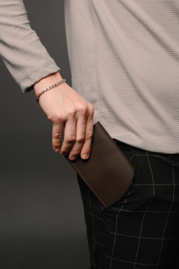 Портмоне мужское Skill коричневое