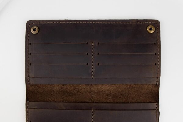 Портмоне мужское Skill Crazy Horse коричневое