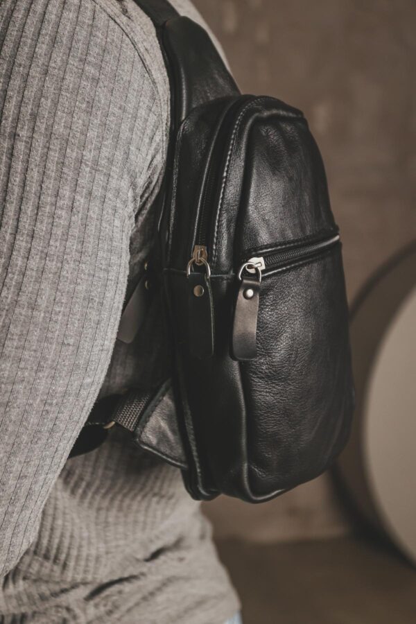 Сумка слінг чоловіча Skill чорна