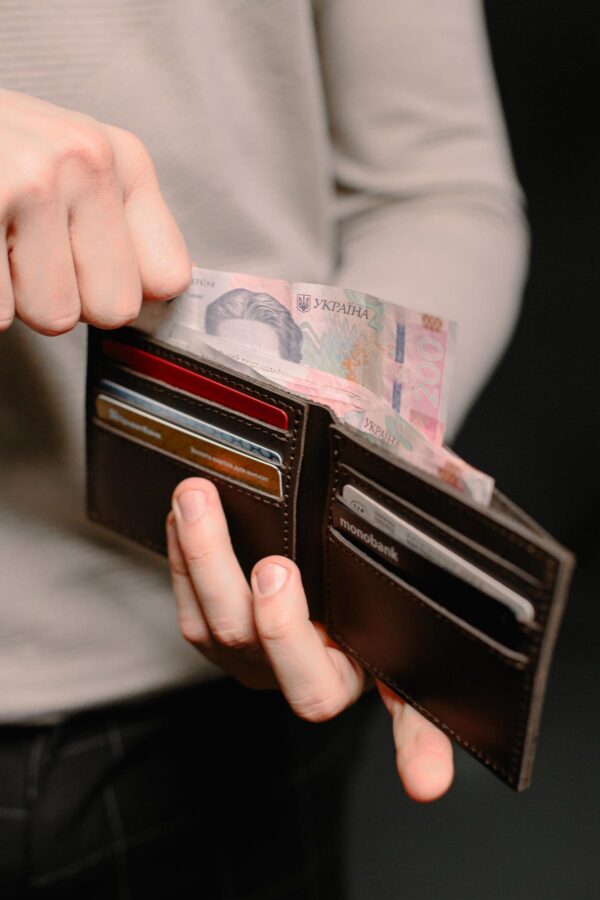 Кошелек бифолд мужской Skill коричневый