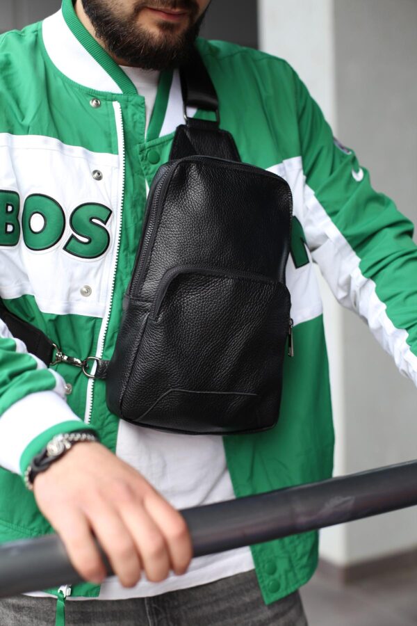 Сумка слинг мужская Skill Kved черная