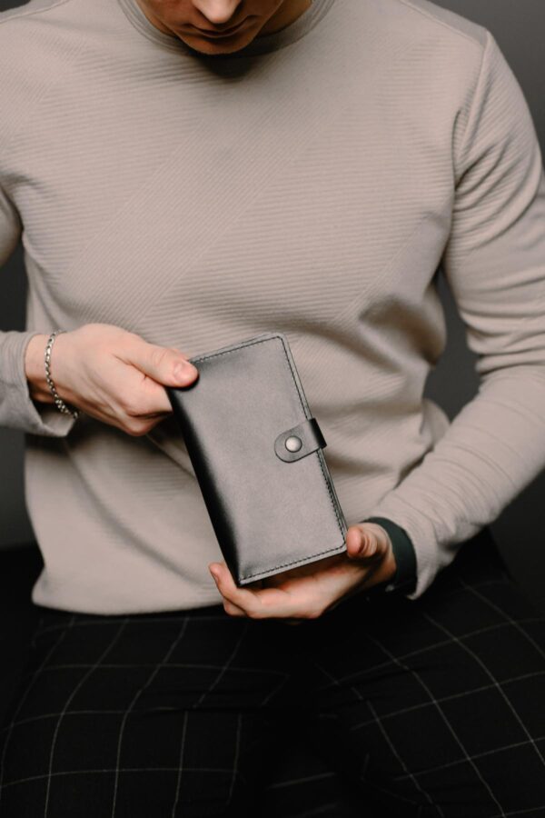 Портмоне мужское Skill черное