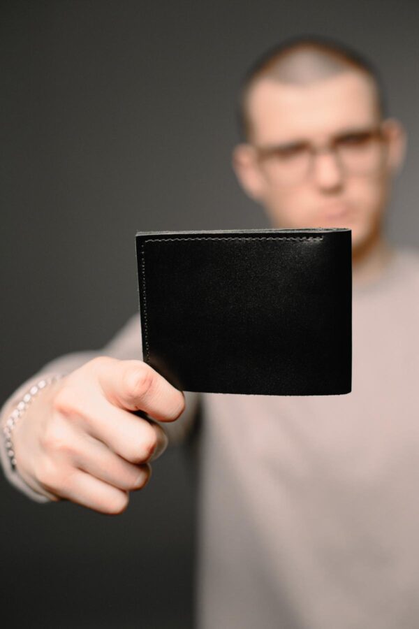 Кошелек бифолд мужской Skill черный