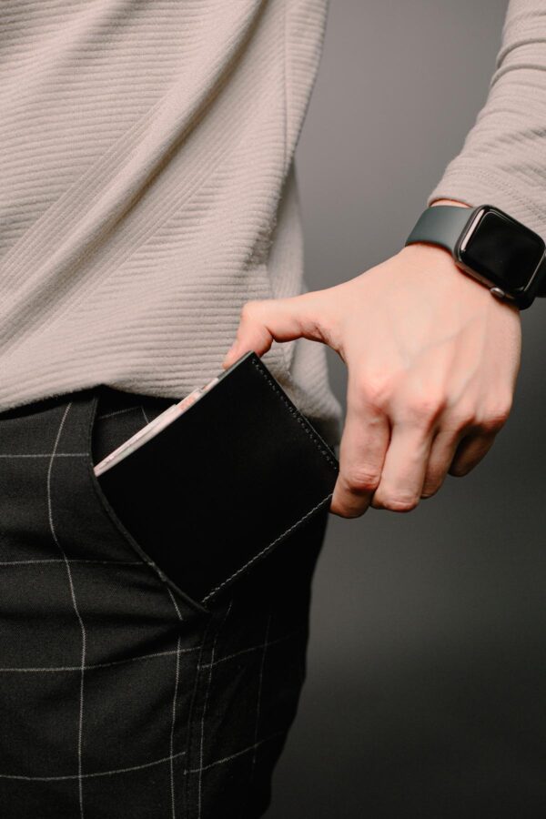 Кошелек бифолд мужской Skill черный