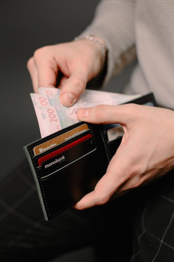 Кошелек бифолд мужской Skill черный