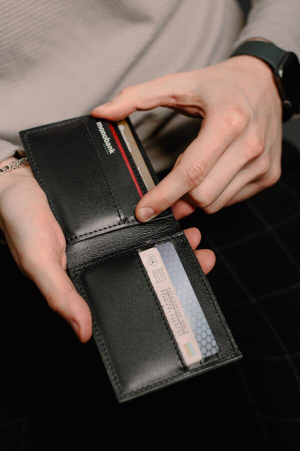 Кошелек бифолд мужской Skill черный