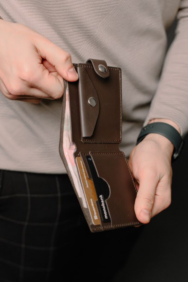 Кошелек мужской Skill коричневый