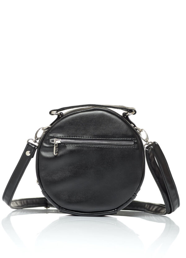 Сумка кросс-боди женская Sambag Bale крокодил черная