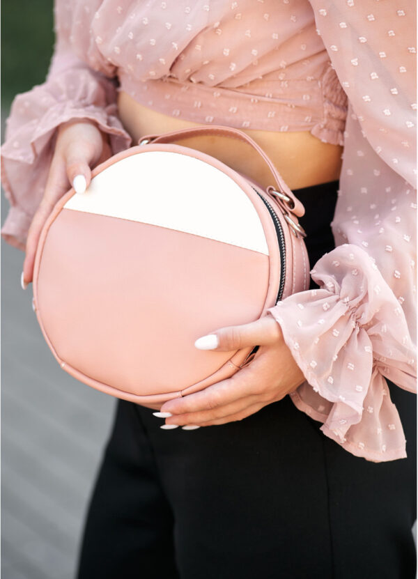 Сумка кросс-боди женская Sambag Bale пудровая