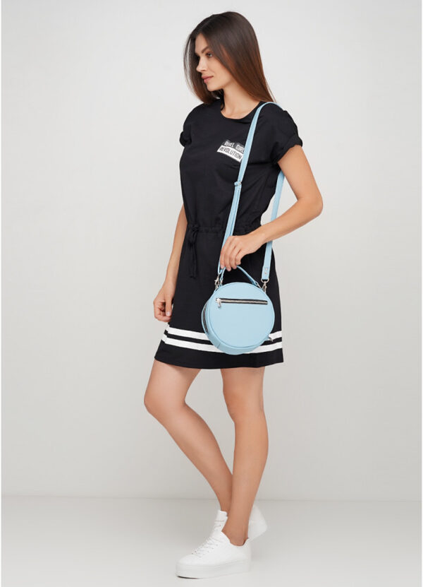 Сумка кросс-боди женская Sambag Bale голубая